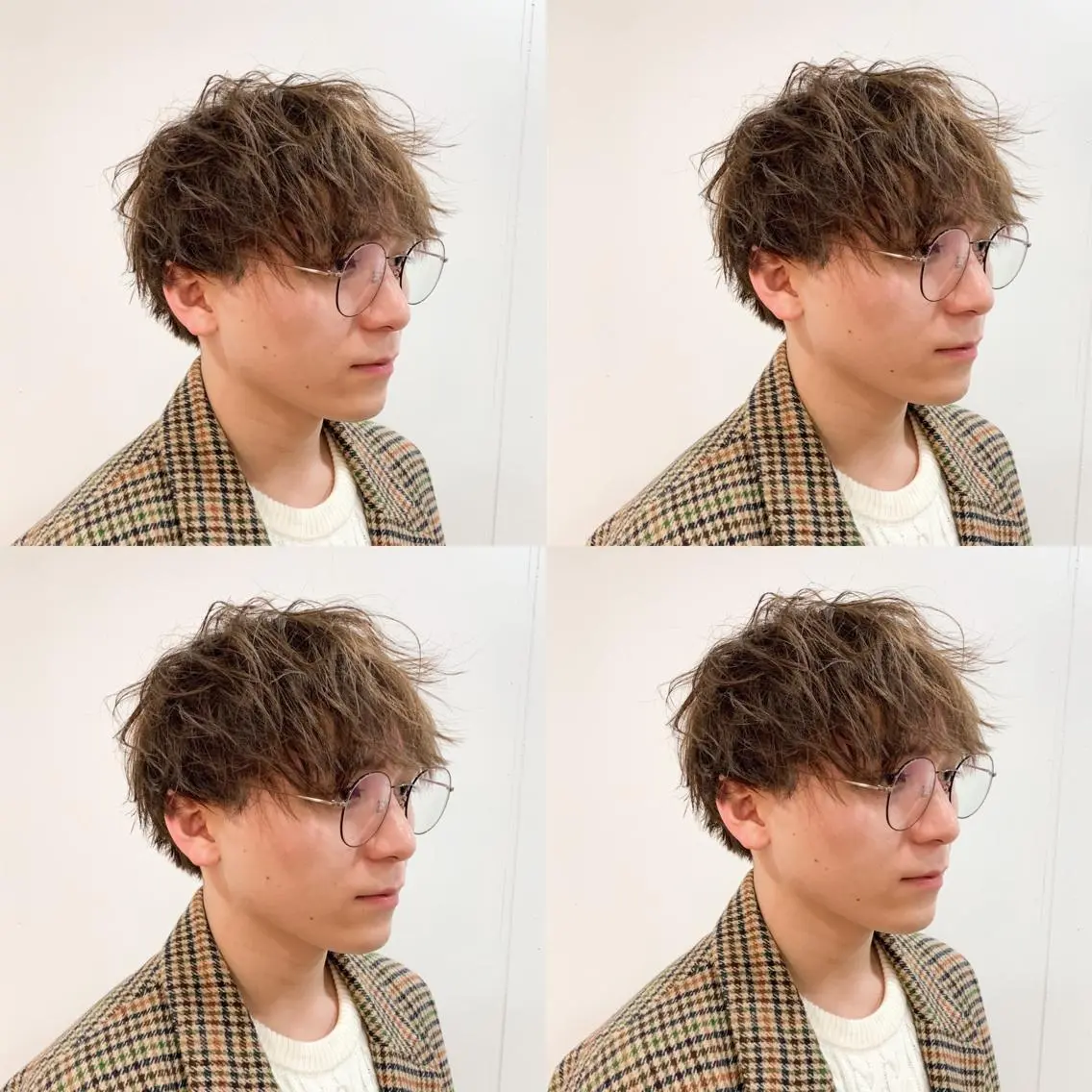 ショート カラー ヘアアレンジ メンズ メンズブリーチ メンズハイトーン メンズインナーカラー マッシュ アッシュ メンズスタイル ly本厚木のヘアスタイル