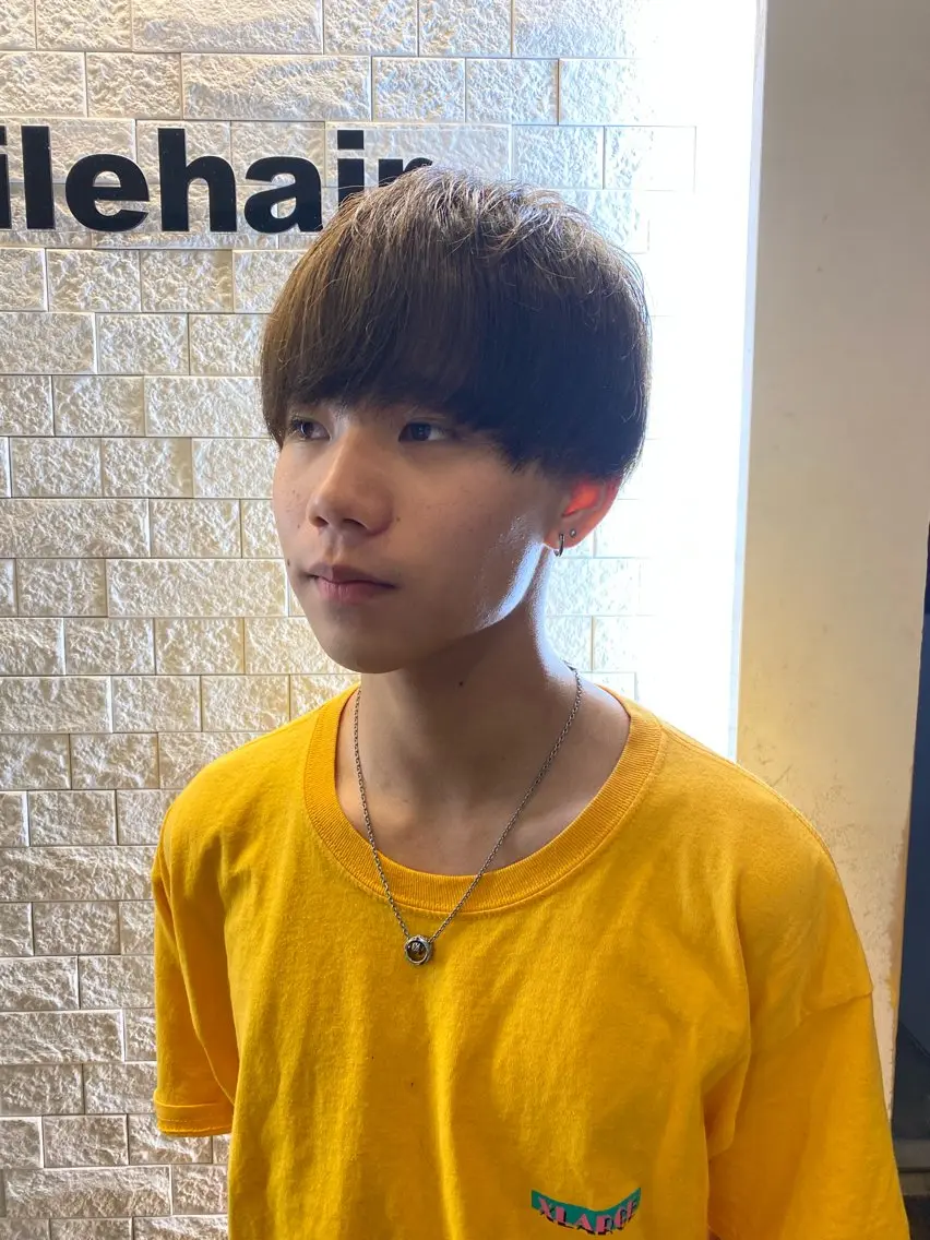 ミディアム 守屋 勇希 副店長のヘアスタイル