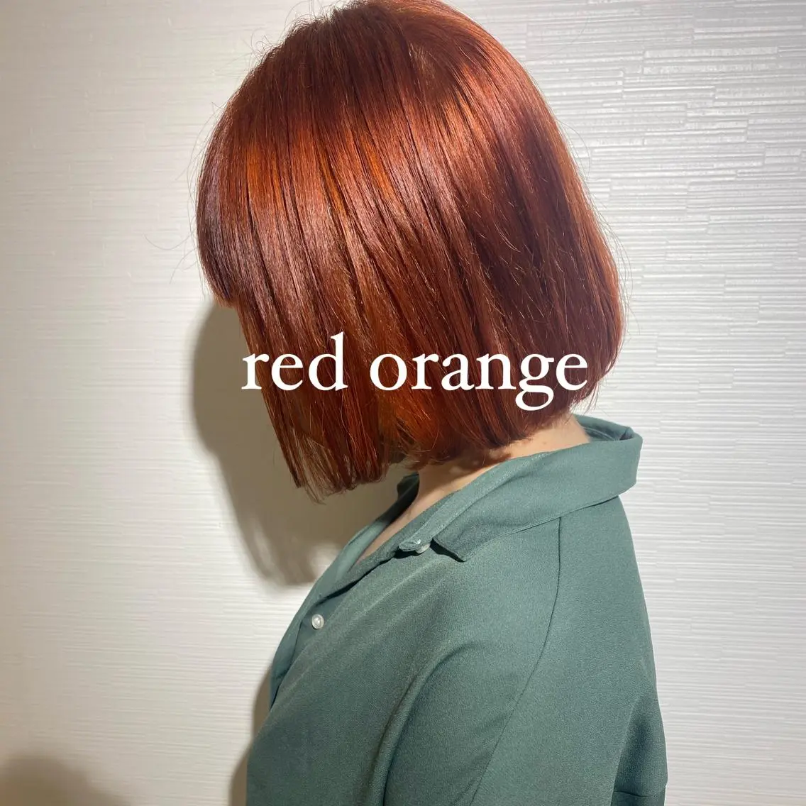 ショート カラー オレンジ レッドカラー ヘアカラー トリートメント ヘアセット 絶対カワイイ保証💕 カワノチヒロのヘアスタイル
