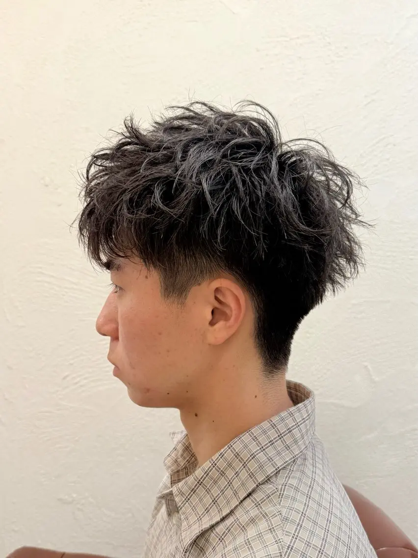 🎲学生限定🎲メンズカット＋パーマ＋トリートメント【ミニモ学割】の写真