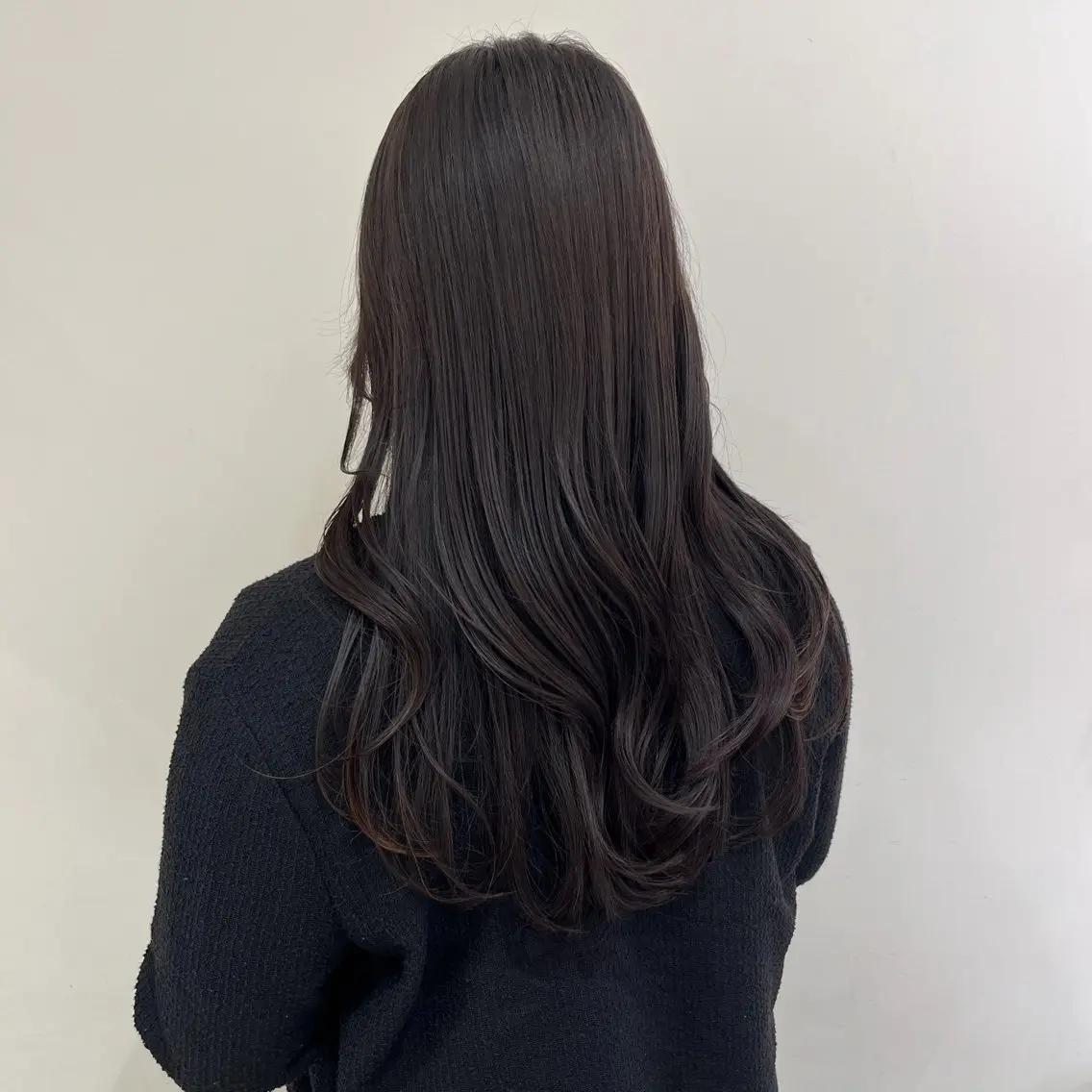ミディアム カラー ヘアカラー トリートメント 🐈⬛韓国風艶髪× 透明感カラー/まりのヘアスタイル