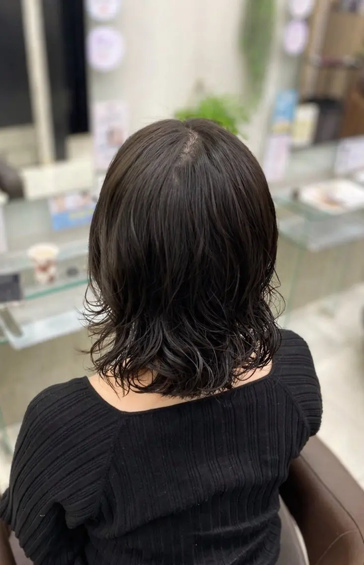 【平日限定】レディースカット+パーマ+トリートメントの写真