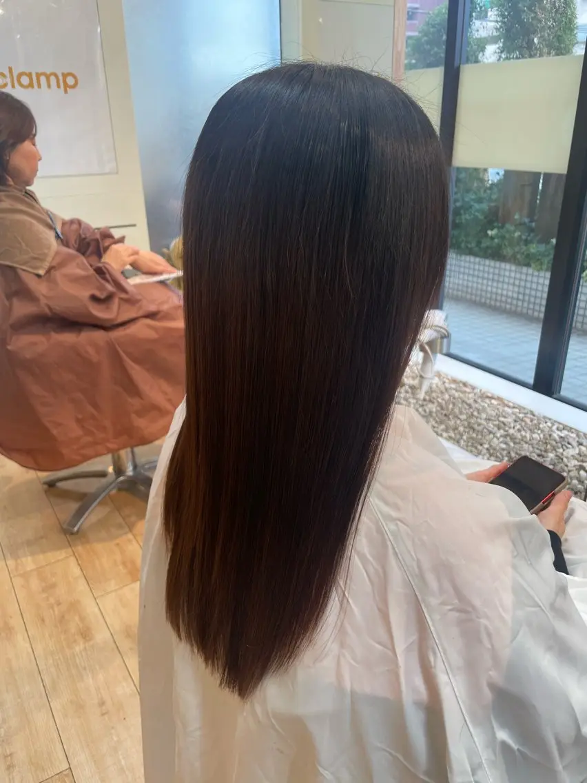 ロング 伊藤 未奈のヘアスタイル