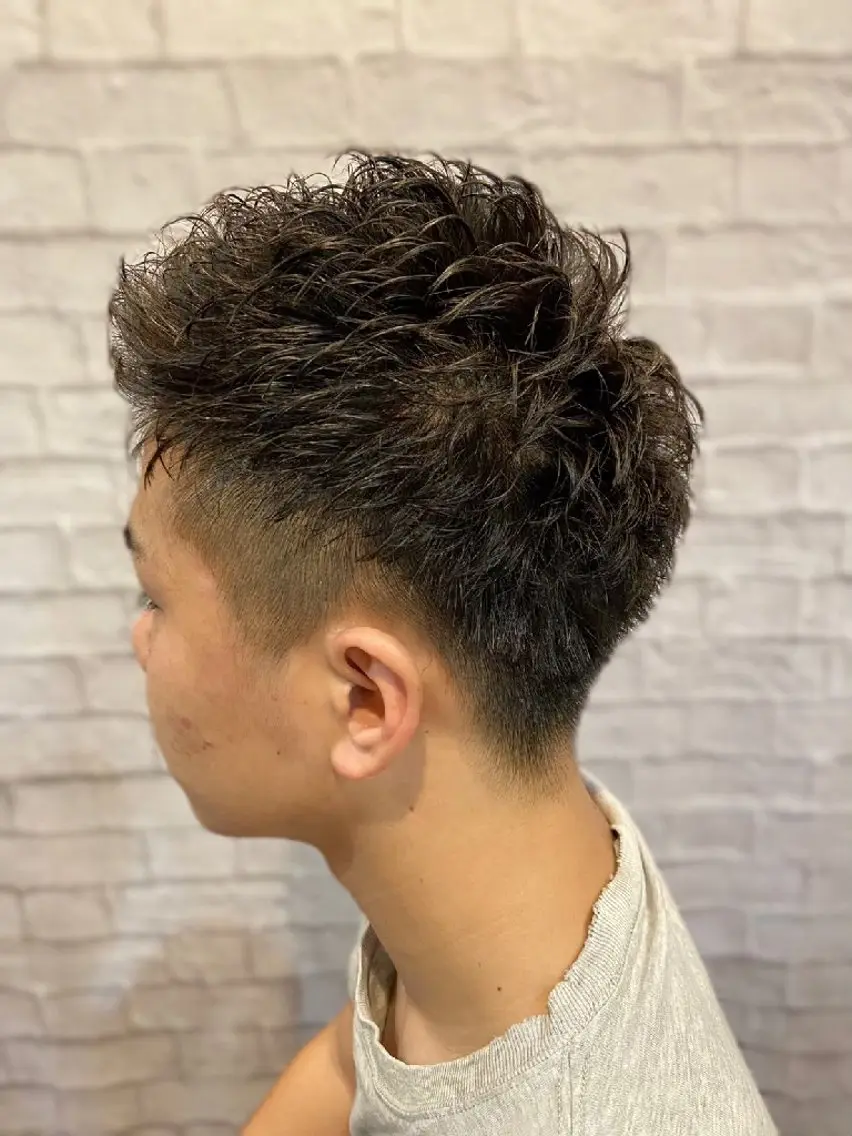 【🌟メンズカット】カット+アイロンパーマ(90分)の写真