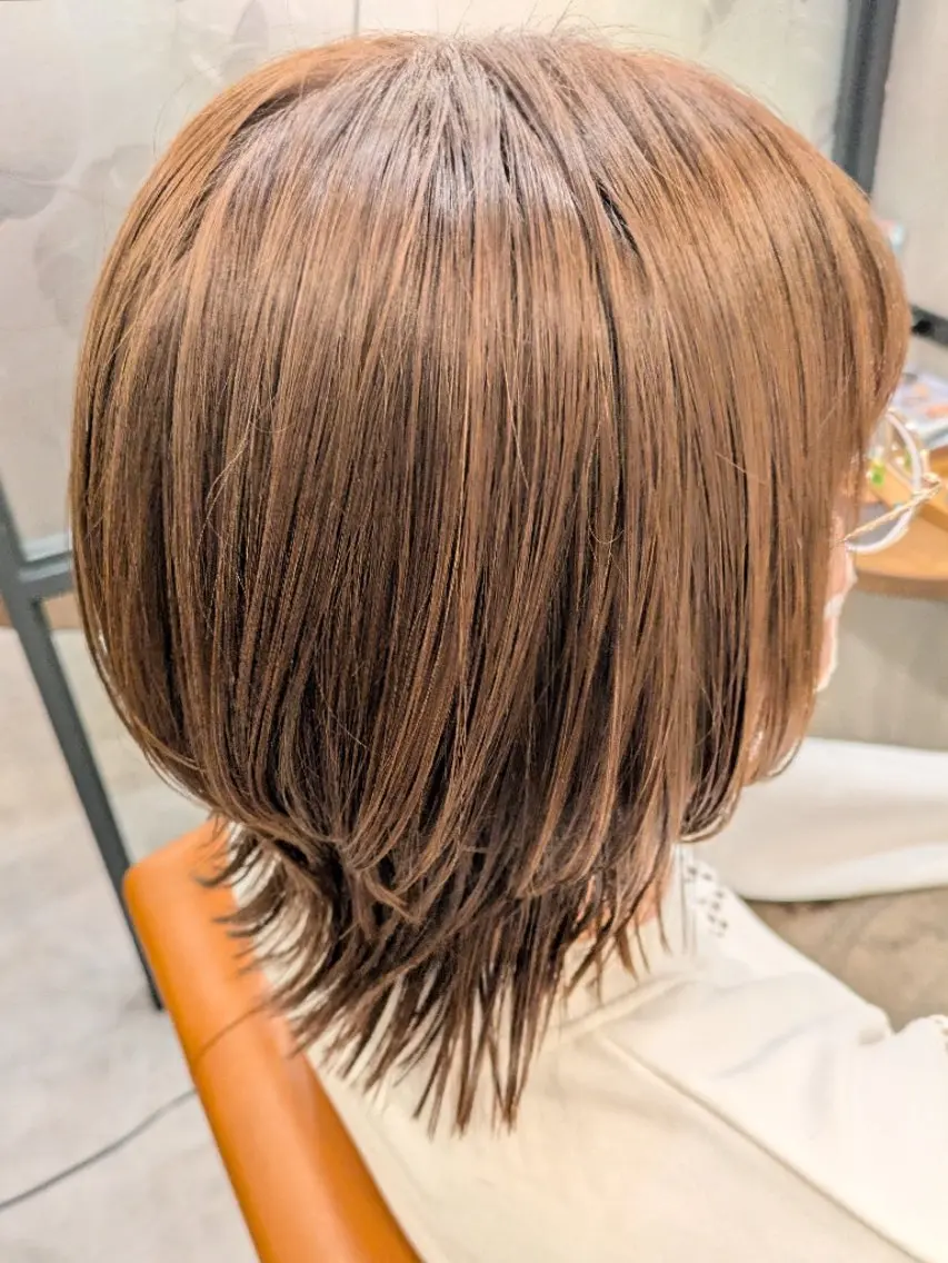 ミディアム カラー hair＆make Lokahi リホのヘアスタイル