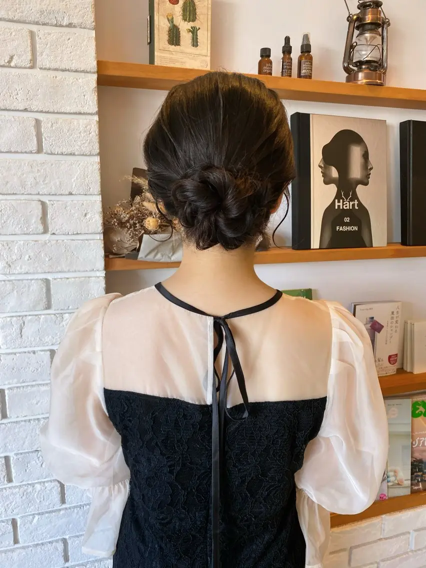 セミロング ヘアセット 関谷 のぞみのヘアスタイル