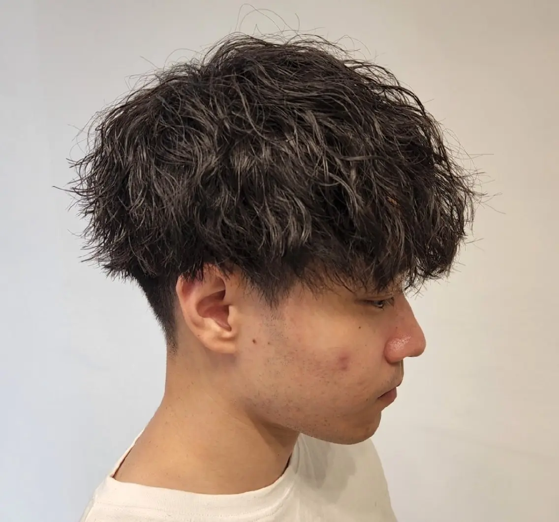 ショート パーマ メンズ 【イケメン風パーマ】 SHOFYのヘアスタイル
