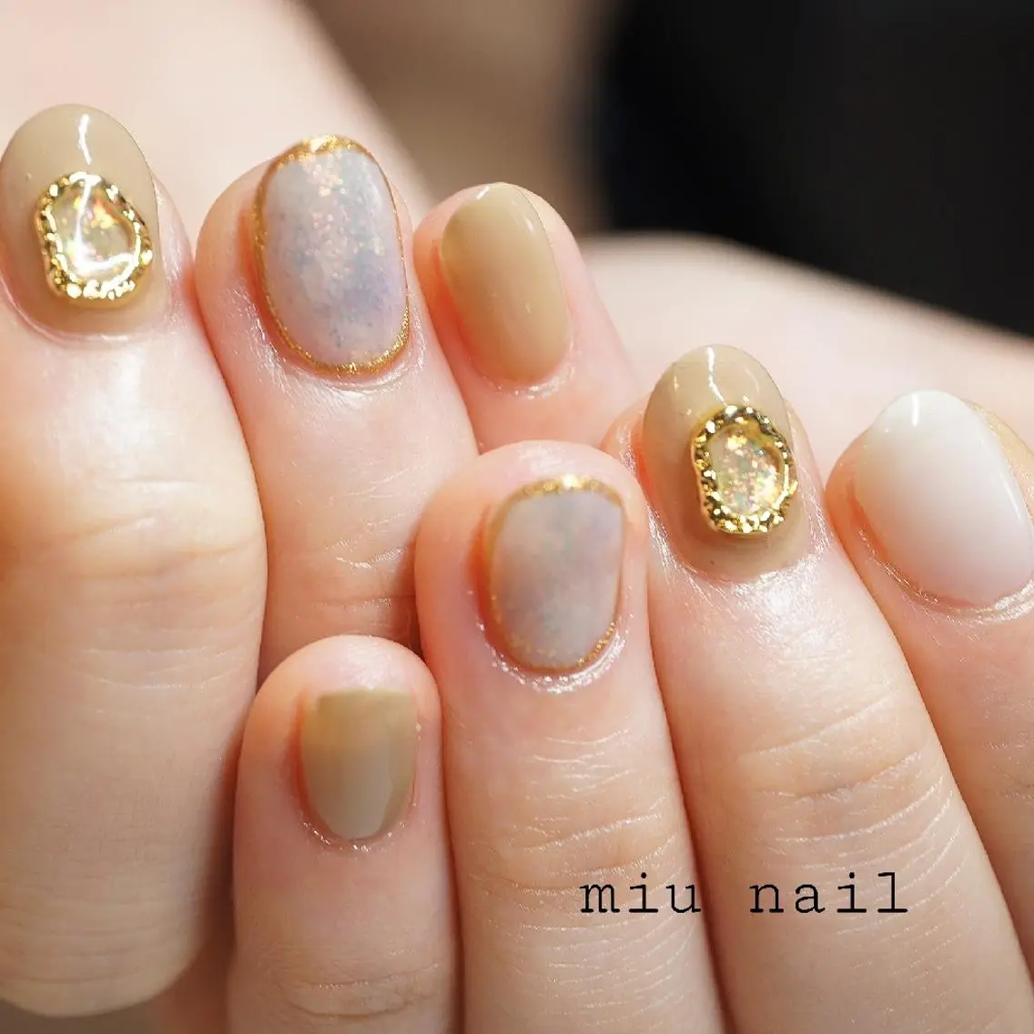 ネイル キラキラネイル MIU nailのネイルデザイン