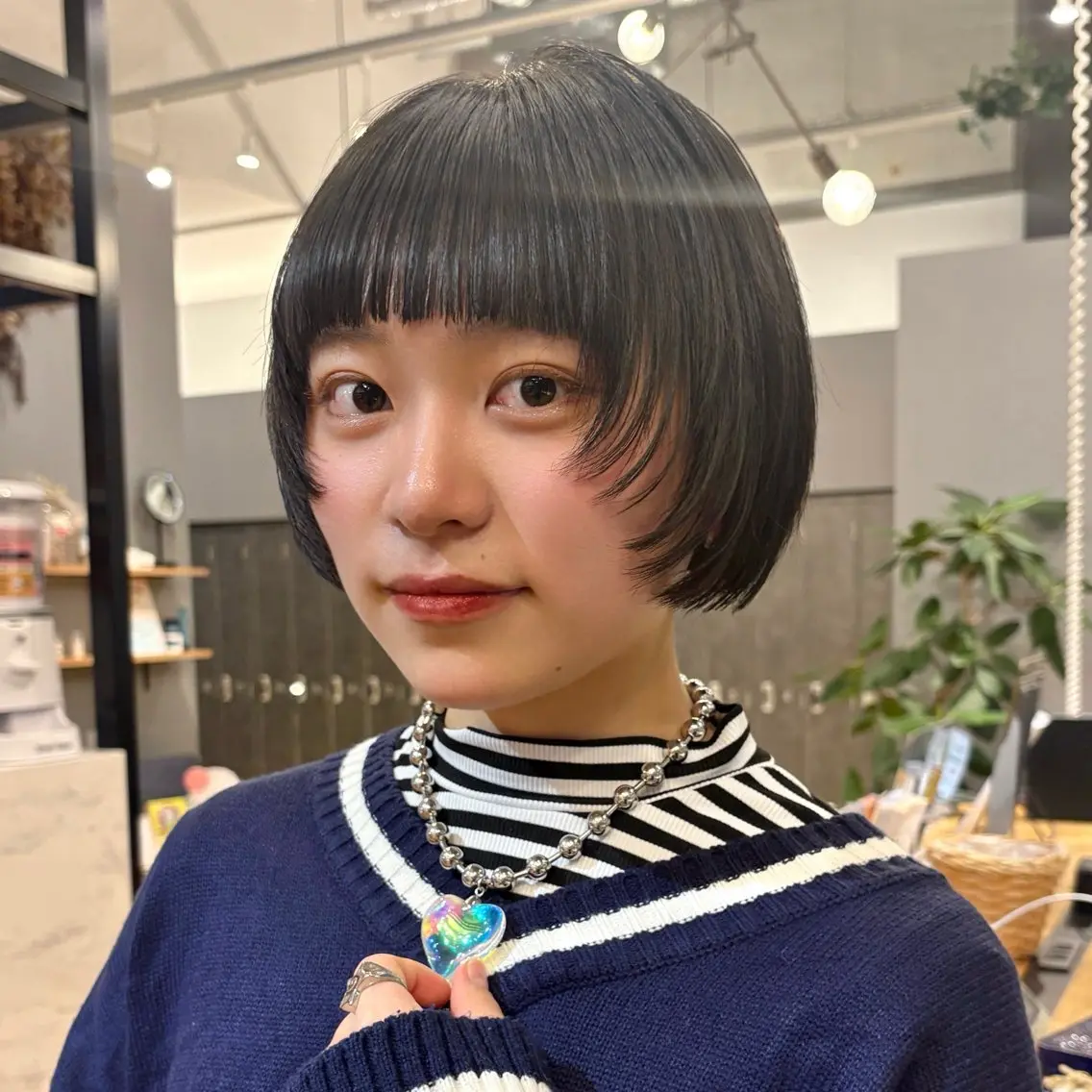 ショート カット トリートメント 暖色/ボブ/吉岡美音 GIEN NU茶屋町のヘアスタイル