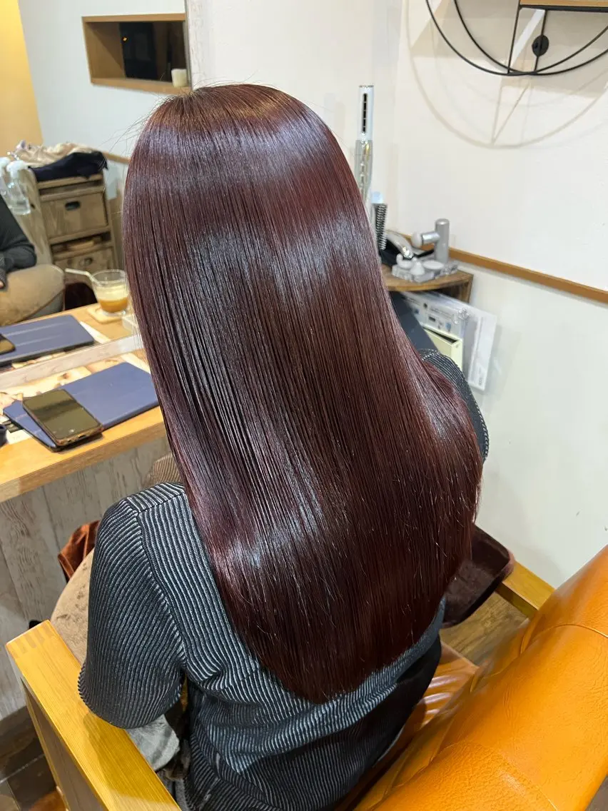 ロング カラー カット ヘアカラー トリートメント 勢力 星南のヘアスタイル