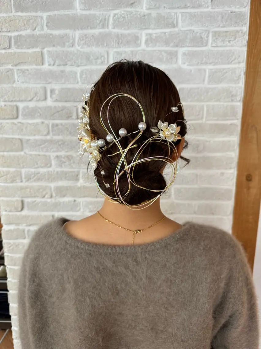 ロング ヘアアレンジ 成人式 Topstylist YUKIのヘアスタイル