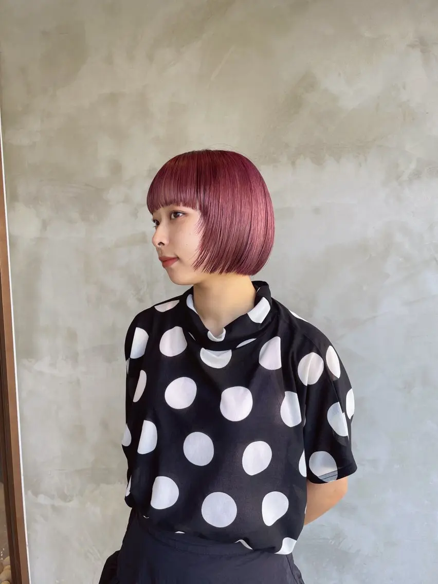カラー 鎌田 梨瑚のヘアスタイル