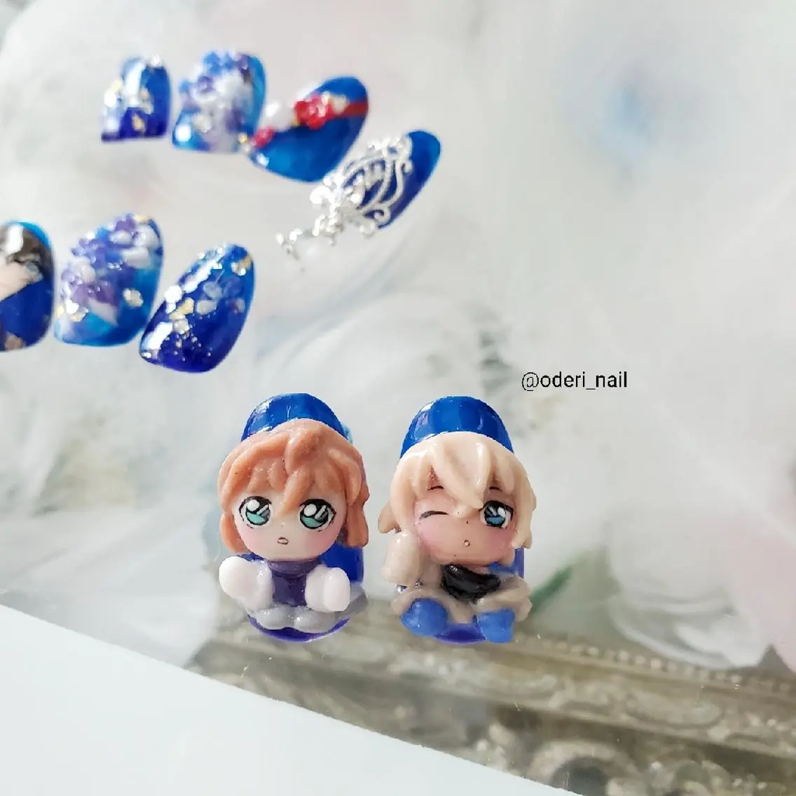 ネイル アートネイル ジェルネイル ネイルチップ おで@ oderi_nailのネイルデザイン