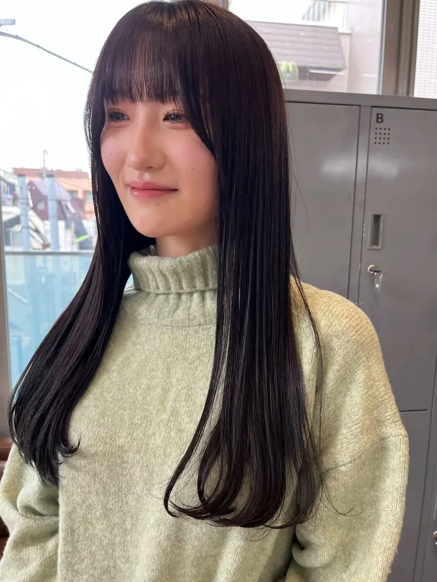 ロング カラー ヒラノホナミ 🫧透ける艶髪🫧のヘアスタイル
