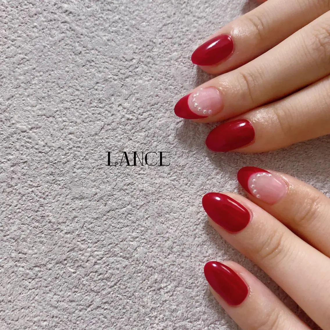 ミディアム ネイル オーロラネイル フットネイル フレンチネイル ミラーネイル ニュアンスネイル ハンドネイル Lance nailのネイルデザイン