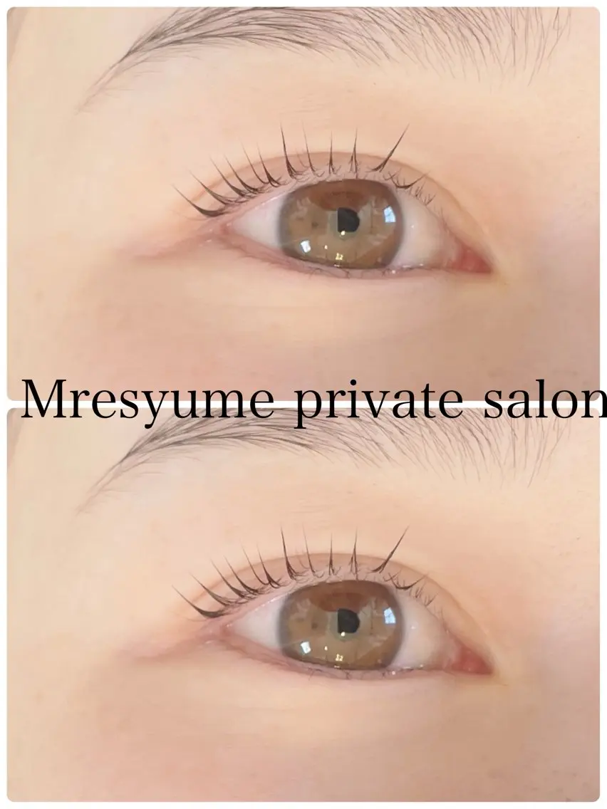 マツエク・マツパ Mresyume MAYUのマツエク・マツパデザイン