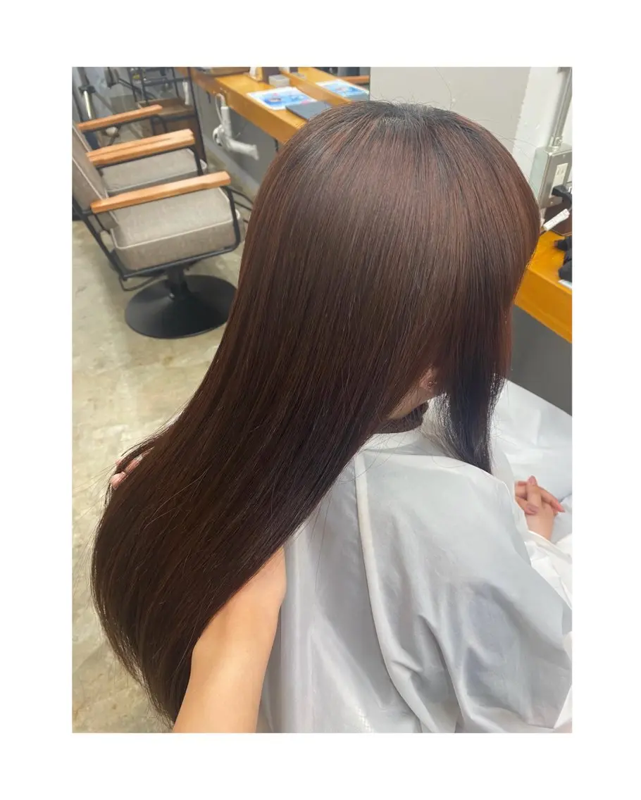 ロング 新嵩 真理のヘアスタイル