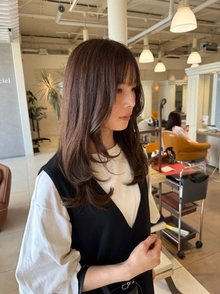 【平日限定】カット+カラー+髪質改善2stepトリートメントの写真