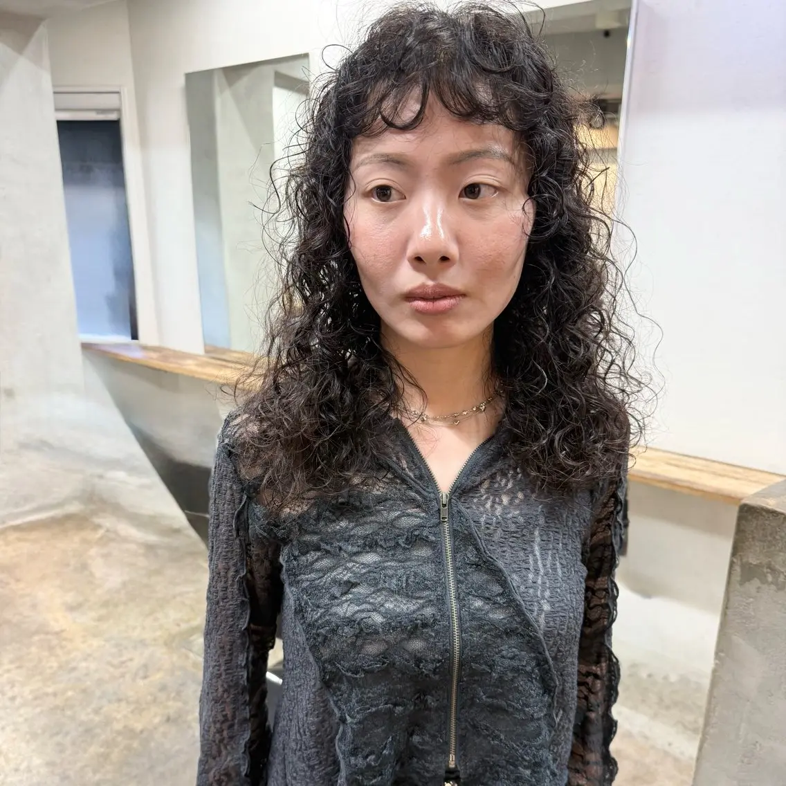 ロング パーマ カット パーマ トリートメント 坂本 裕介のヘアスタイル