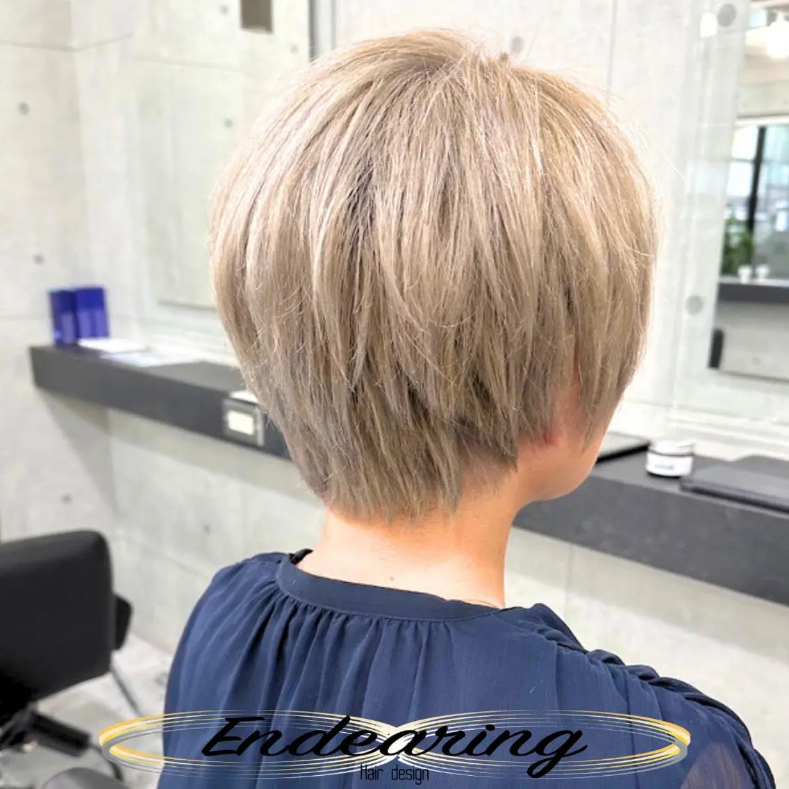 カラー ブリーチ 透明感カラー ボブ ヘアカラー 柳田 怜那/銀座 Endearingのヘアスタイル