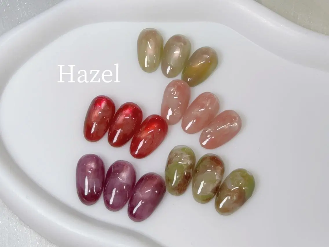 フルーツネイル🍇🍓【マグネットニュアンス+マグネットワンカラー】の写真