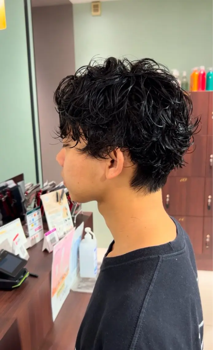【メンズパーマ🌀】カット+デザインパーマの写真