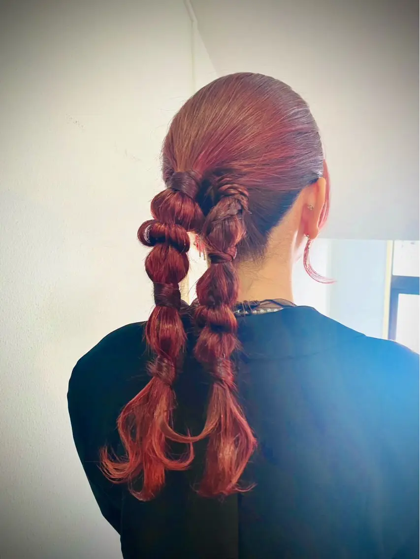 ヘアアレンジ ヘアセット hair make もりした　ゆうのヘアスタイル