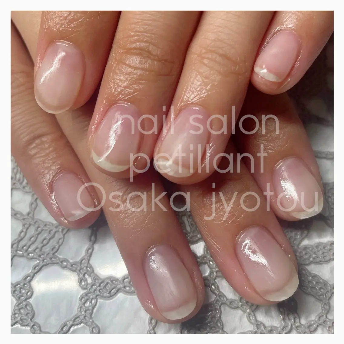 ネイル クリアネイル ジェルネイル マットネイル nail salon petillantのネイルデザイン