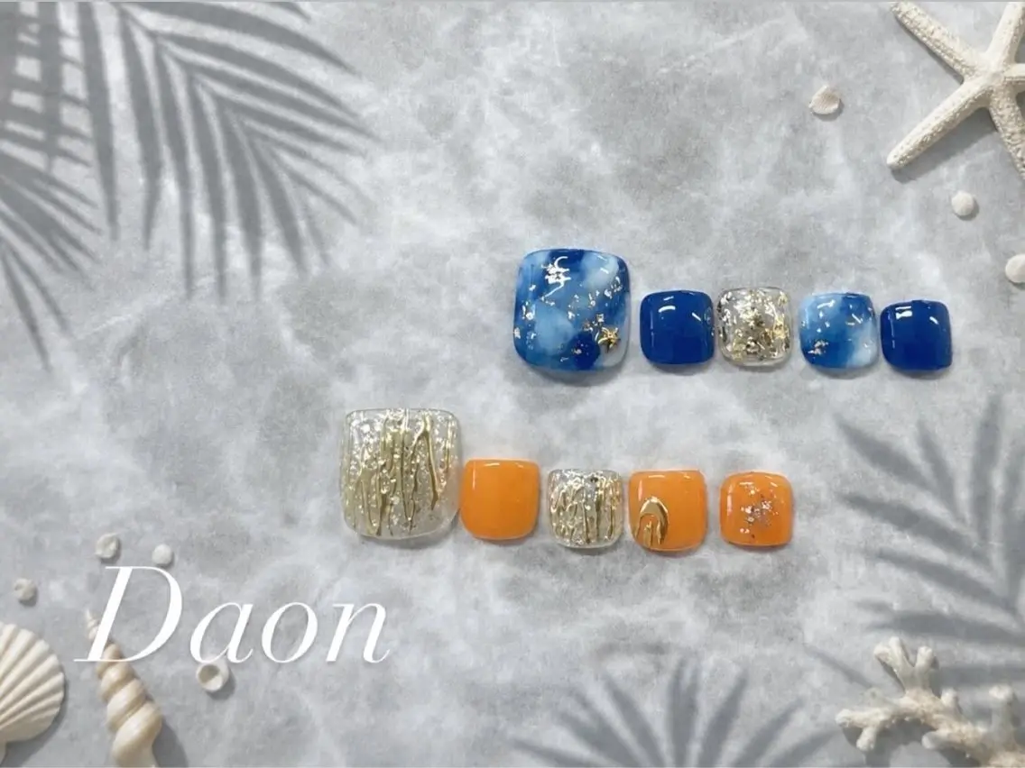 ネイル フットネイル ネイルサロン Daonのネイルデザイン