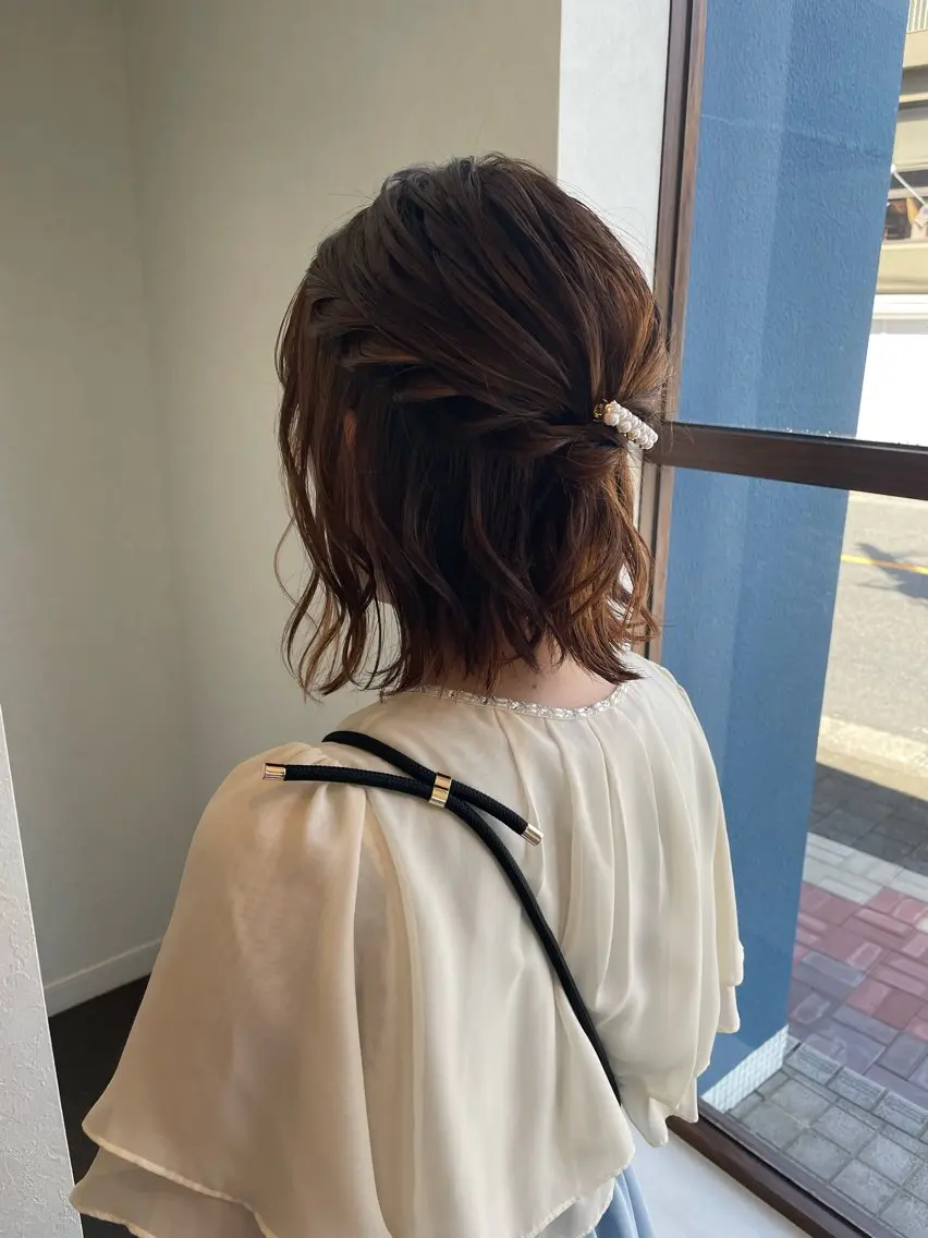 【デートや女子会にも】ナチュラルヘアセット💕の写真