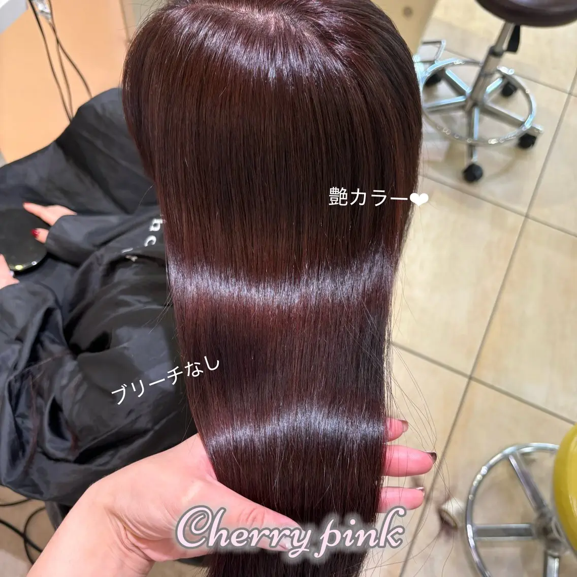 ロング カラー ブリーチ ダブルカラー ブリーチなしカラー ピンクカラー ヘアカラー トリートメント 新宿/艶カラー 🎀韓国ヘアKANAのヘアスタイル