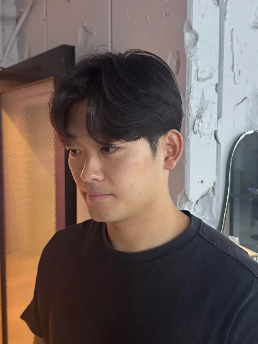 ショート メンズ カルマパーマ メンズパーマ 韓国特化 なおきのヘアスタイル