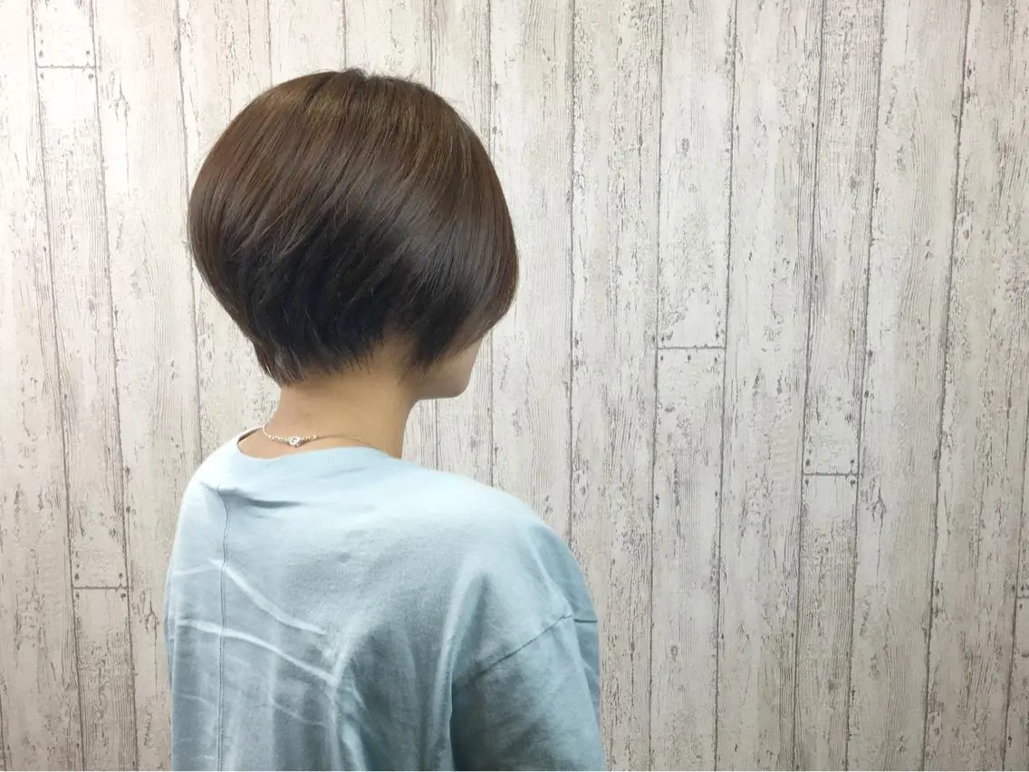 ショート カラー カット ヘアカラー カット/メンズカット 藤田麻衣のヘアスタイル