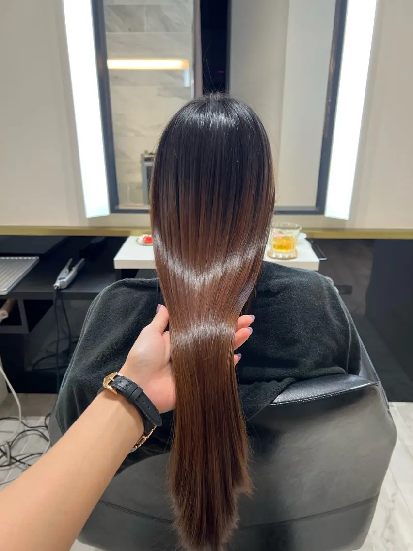 縮毛矯正&1st treatment🫧の写真