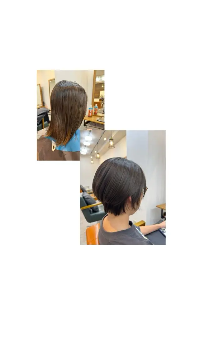 ショート カラー lore umeのヘアスタイル