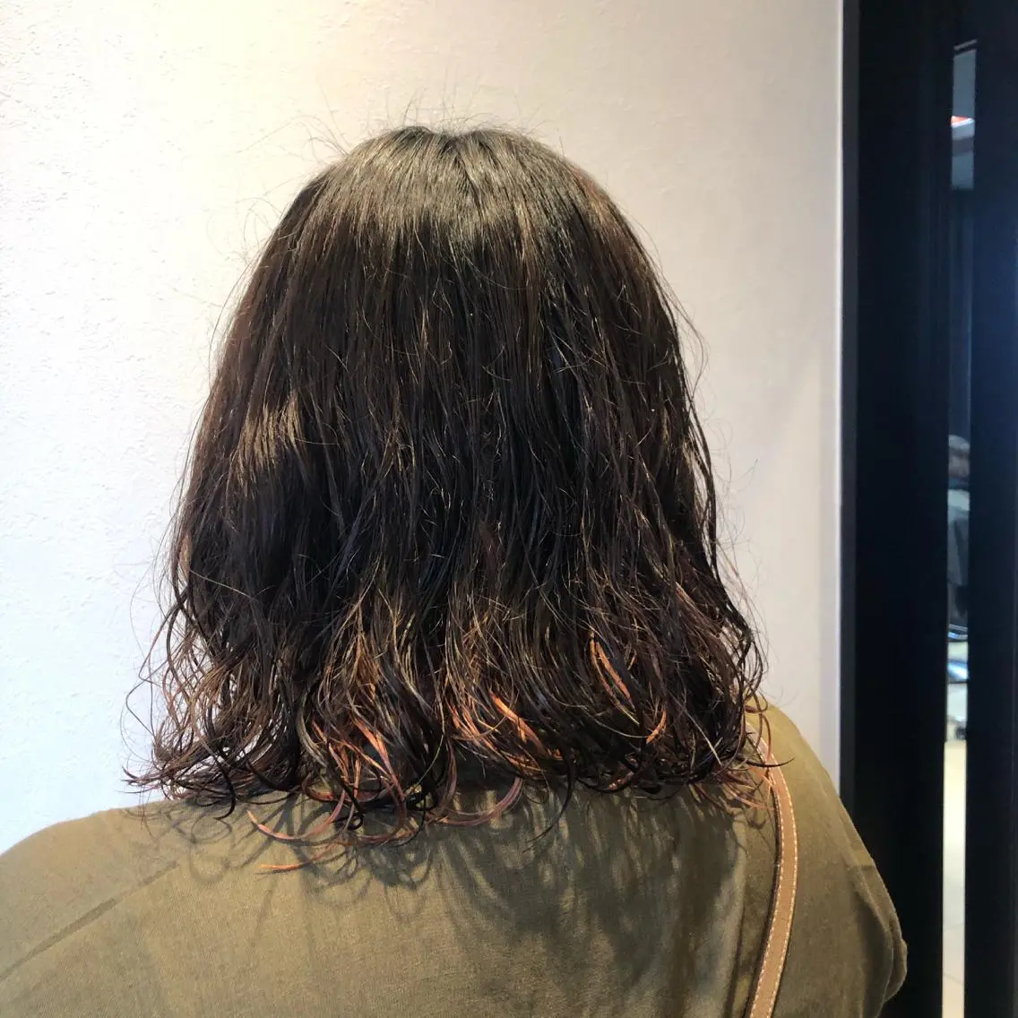 セミロング パーマ セミロングパーマ 杉田 竜希のヘアスタイル