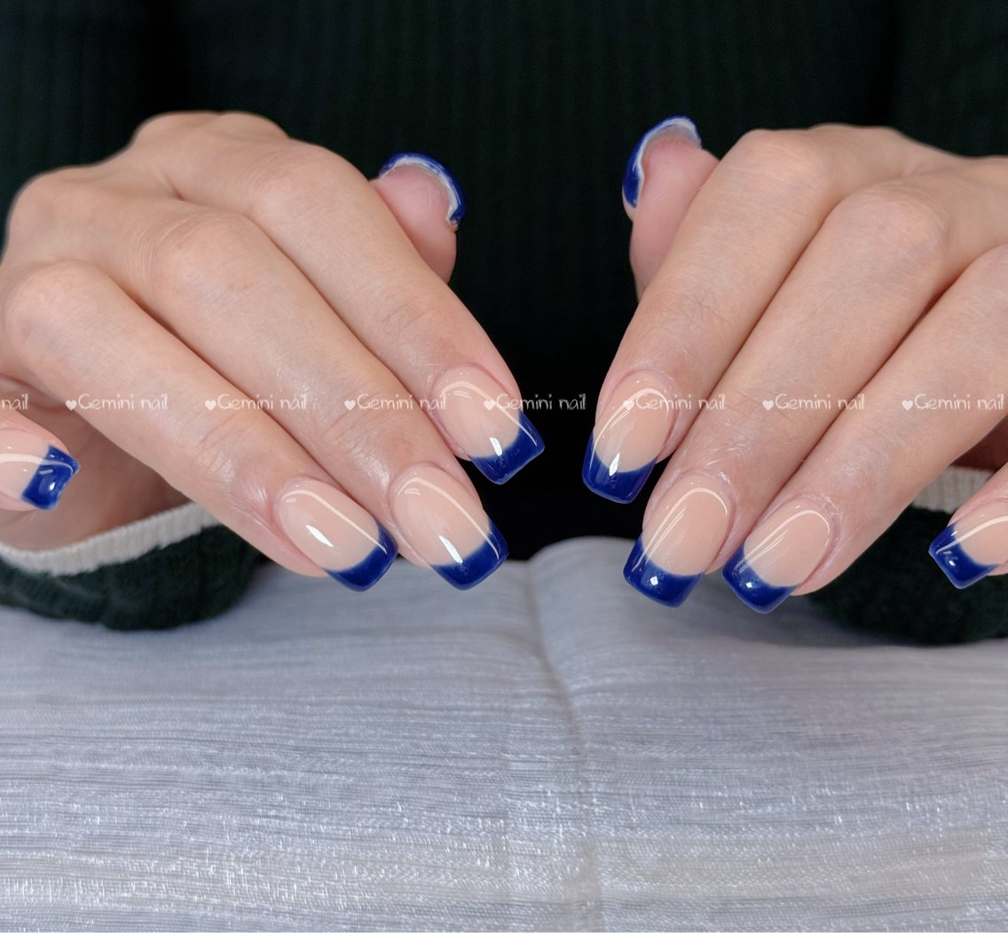 ネイル フレンチネイル ワンカラーネイル Gemini nail.Yukiのネイルデザイン