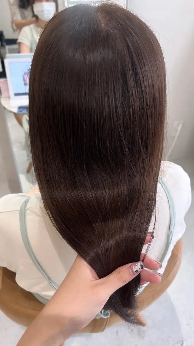 ロング カラー トリートメント 暖色カラー／ ヘアセット🌛櫻井舞のヘアスタイル