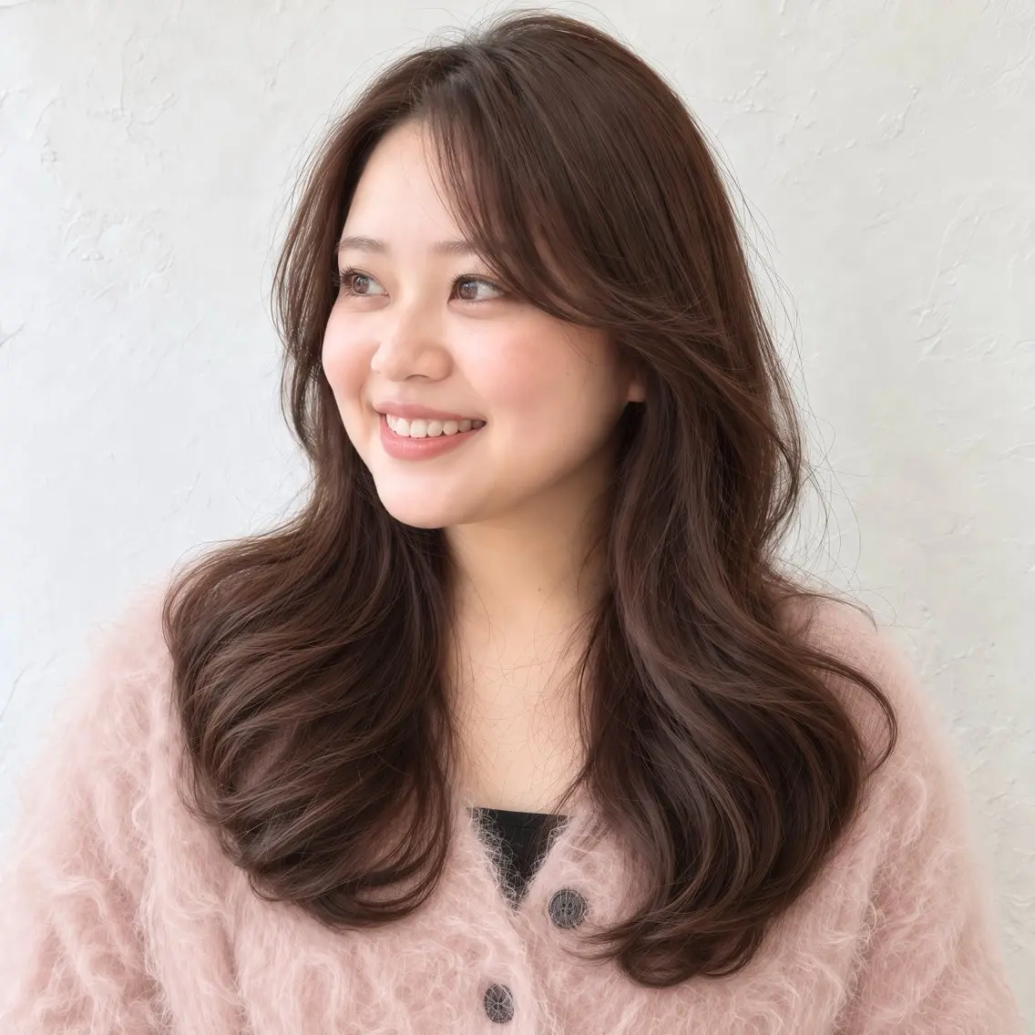 ロング カラー ロングレイヤー レイヤーカット ロング カット ヘアカラー トリートメント 銀座/モテ🤍垢抜け レイヤー/あさみのヘアスタイル
