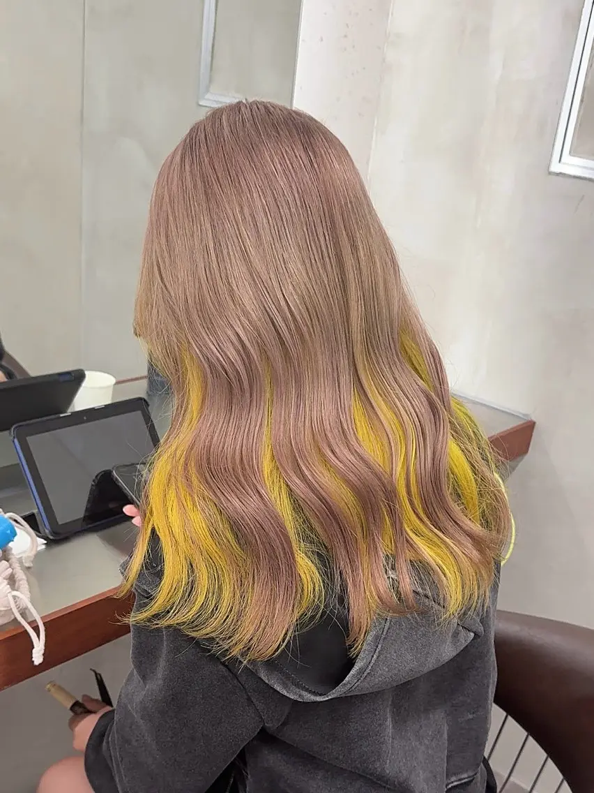 ロング カラー ベージュカラー ブリーチ ブロンド ブラウンカラー ケアブリーチ カット ヘアカラー トリートメント ブリーチ ハイトーン 特化🌈フジタハルキのヘアスタイル