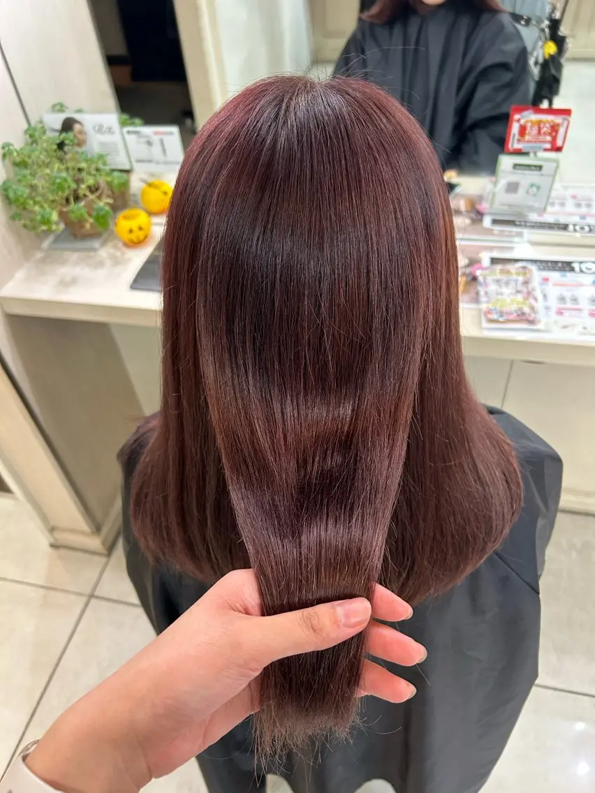 カラー ヘアカラー 暖色カラー🪷 オタク美容師🎶のヘアスタイル