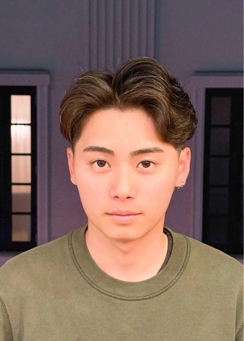 ショート パーマ メンズ メンズパーマ ニュアンスパーマ カット パーマ 三宮メンズカット ヨシイッキのヘアスタイル