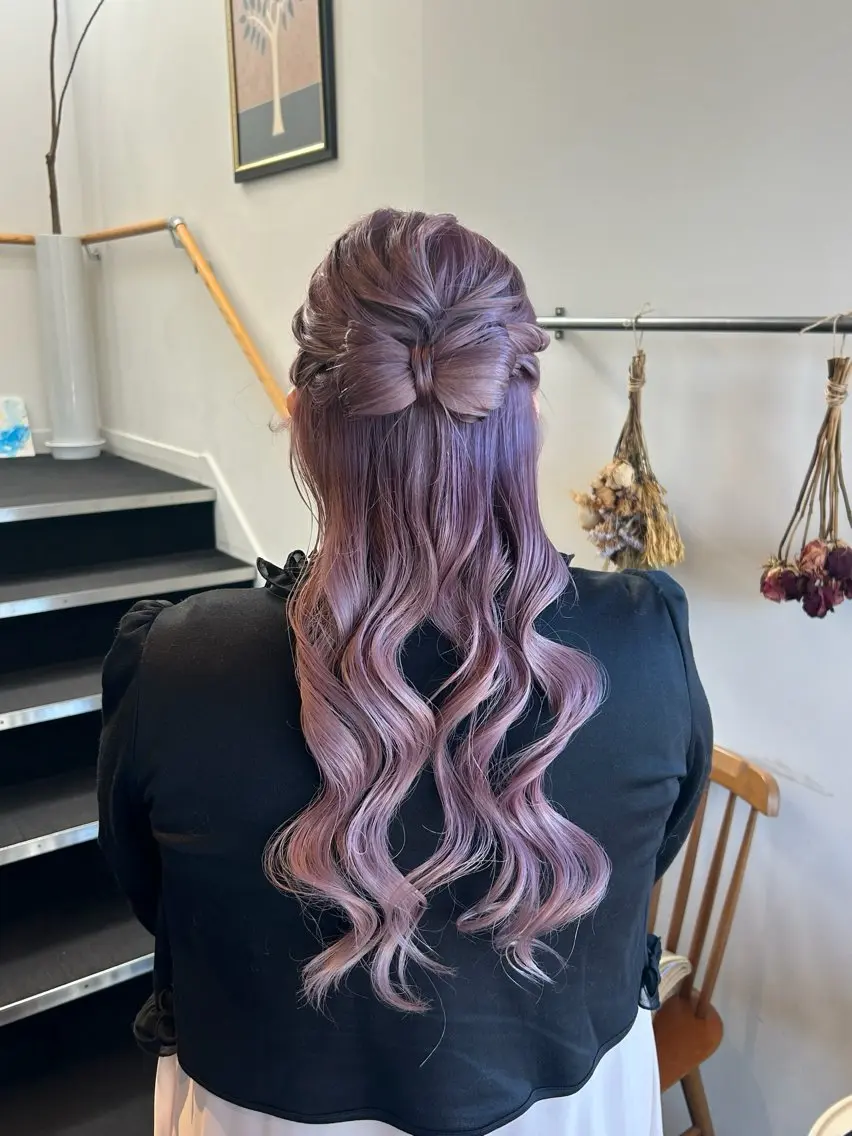 ロング ヘアアレンジ ヘアセット lapis / soraのヘアスタイル