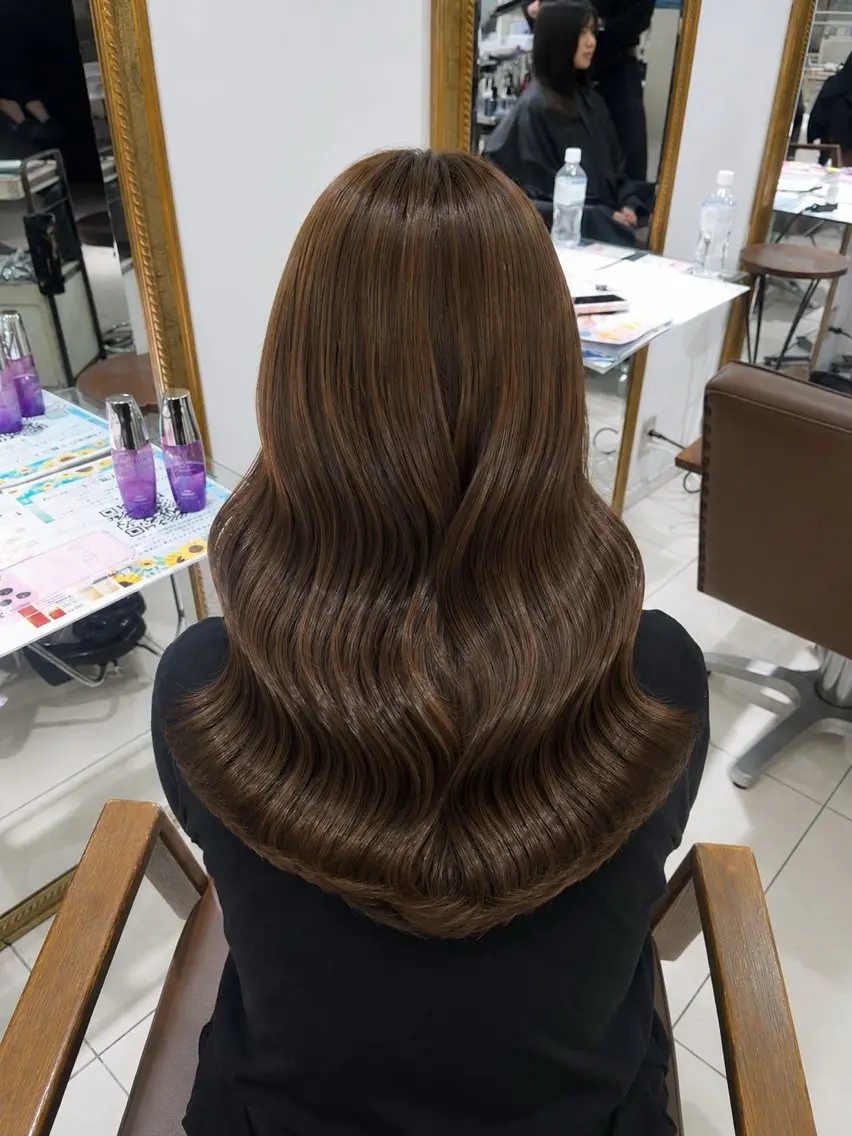 ロング 韓国風・透明感・艶髪 🩵Hanaka◝✩のヘアスタイル