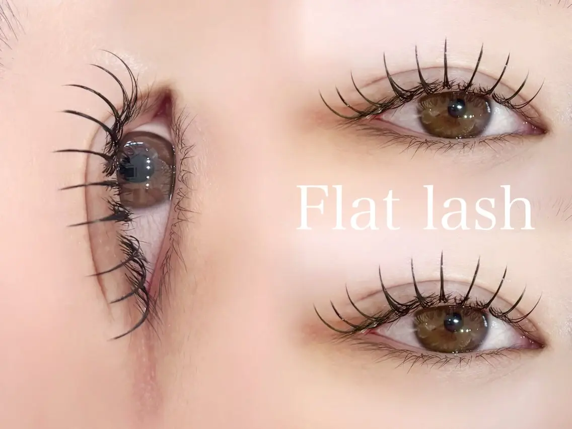 マツエク・マツパ 束感まつ毛 フラットラッシュ マツエク Irueyelash 守田のマツエク・マツパデザイン