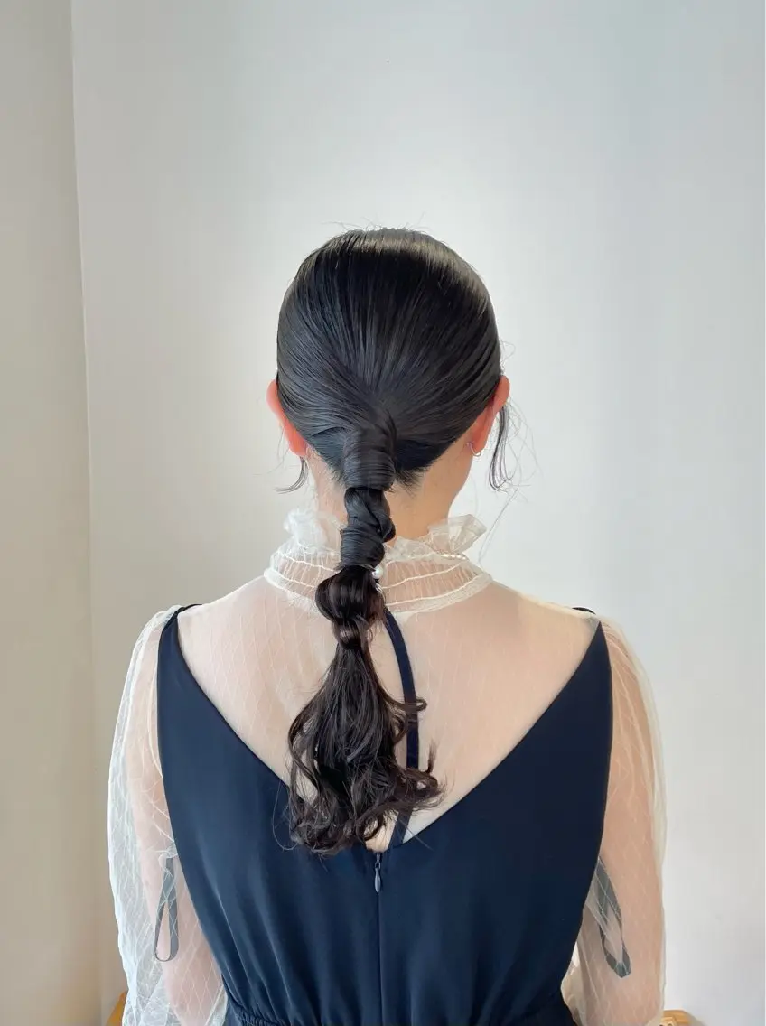ロング ヘアアレンジ ひ な た⌇ elto 四条烏丸のヘアスタイル