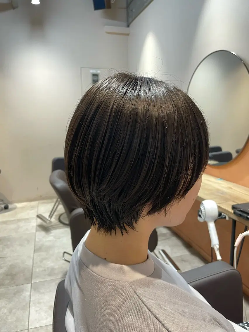 ショート カラー ショートヘア カット ヘアカラー トリートメント 💐パーソナルカラー /市橋加菜💐のヘアスタイル