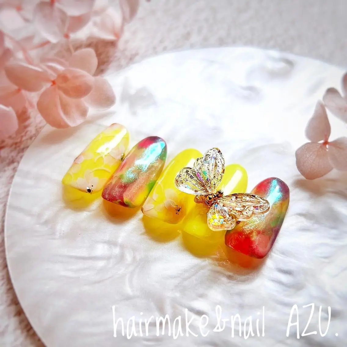 ネイル ヘアメイク&ネイル ♥️Azuのネイルデザイン