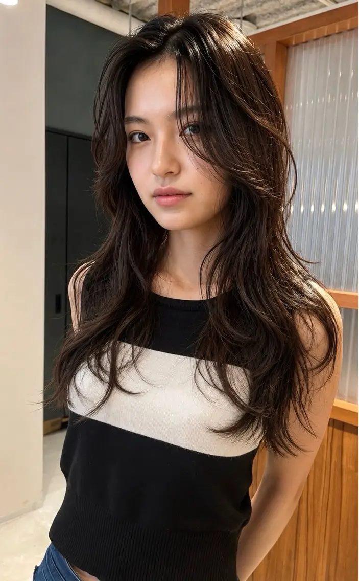 ロング カラー カット ヘアカラー トリートメント 【代表】高山 一真のヘアスタイル