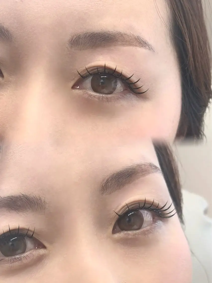 マツエク・マツパ フラットラッシュ 川端 里奈のマツエク・マツパデザイン
